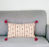 14" X 26" Natural Cotton Throw Pillow