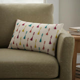 Bright Tone Feathered Arrows Lumbar Pillow