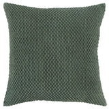 20" Olive Green Cotton Throw Pillow