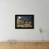 Sleepy Hollow Bridge 2 Black Framed Print Wall Art