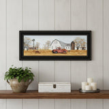 Autumn On Farm 2 Black Framed Print Wall Art