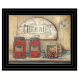 CHERRY JAM 2 Black Framed Print Wall Art