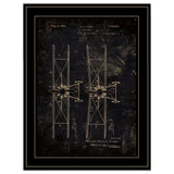 Airplane Patent I 2 Black Framed Print Wall Art
