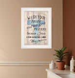 Bathroom Humor 1 White Framed Print Bathroom Wall Art