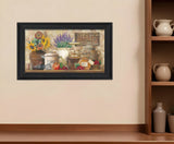 Antique Kitchen 3 Black Framed Print Kitchen Wall Art