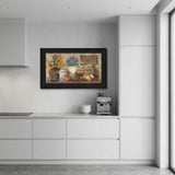 Antique Kitchen 3 Black Framed Print Kitchen Wall Art
