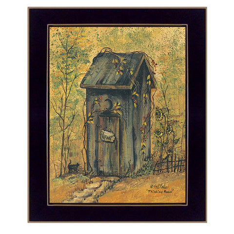 Thinking Room Black Framed Print Wall Art