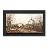 Autumns Bounty Black Framed Print Wall Art