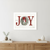 Christmas Joy 4 White Framed Print Wall Art