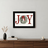Christmas Joy 5 Black Framed Print Wall Art