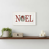 Christmas Noel 1 White Framed Print Wall Art