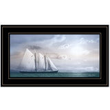 Adventure on the Seas 2 Black Framed Print Wall Art