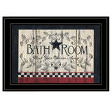 Bath Room Black Framed Print Bathroom Wall Art