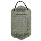 13" X 8" Gray Floral Irish Blessing Polyresin Wall Decor