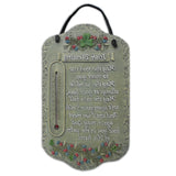13" X 8" Gray Floral Irish Blessing Polyresin Wall Decor
