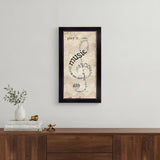 Play It 3 Black Framed Print Wall Art