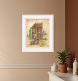 Still Waiting 1 White Framed Print Wall Art