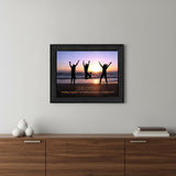 Teamwork 3 Black Framed Print Wall Art