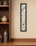 Kitchen Is The Heart of The Home 8 Black Framed Print Kitchen Wall Art