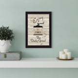 The Daily Grind 3 Black Framed Print Kitchen Wall Art