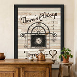 Time for Friends 2 Black Framed Print Kitchen Wall Art