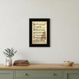 Man Up 1 Black Framed Print Wall Art