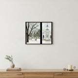 I Heard the Bells on Christmas Day 2 Black Framed Print Wall Art