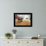 Granddads Old Truck 3 Black Framed Print Wall Art