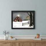 Light in the Stable 6 Black Framed Print Wall Art