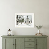 I Heard the Bells on Christmas 1 White Framed Print Wall Art
