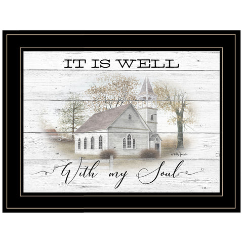 It Is Well 2 Black Framed Print Wall Art