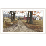 The Road Home 8 White Framed Print Wall Art