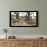 The Road Home 9 Black Framed Print Wall Art
