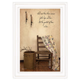 These Three Remain 1 White Framed Print Wall Art