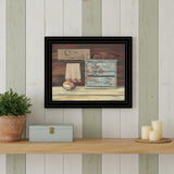 Clean Towels 3 Black Framed Print Bathroom Wall Art