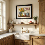 Antique Kitchen 5 Black Framed Print Kitchen Wall Art