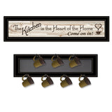 Set Of Two Kitchen Print and Mug Rack Kitchen Wall Art