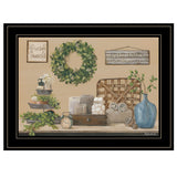 Farmhouse Bath I 3 Black Framed Print Bathroom Wall Art