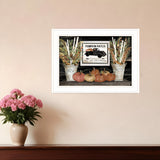 Pumpkin Patch Still Life 2 White Framed Print Wall Art