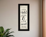 Hugs Collection 2 Black Framed Print Wall Art