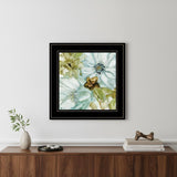 Sea glass Garden I 3 Black Framed Print Wall Art