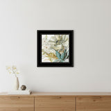 Sea glass Garden II 3 Black Framed Print Wall Art