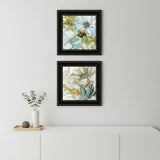 Set Of Two Sea Glass 2 Black Framed Print Wall Art