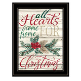 Home For Christmas 2 Black Framed Print Wall Art