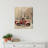 Snowy Day in Wellsboro Unframed Print Wall Art