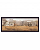 Peaceful Homestead 3 Black Framed Print Wall Art