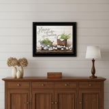 Home is not a Place 3 Black Framed Print Wall Art