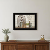 Today I Choose Joy 3 Black Framed Print Wall Art