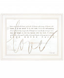 Love Never Fails 2 White Framed Print Wall Art