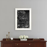 Yet to Bloom 3 White Framed Print Wall Art